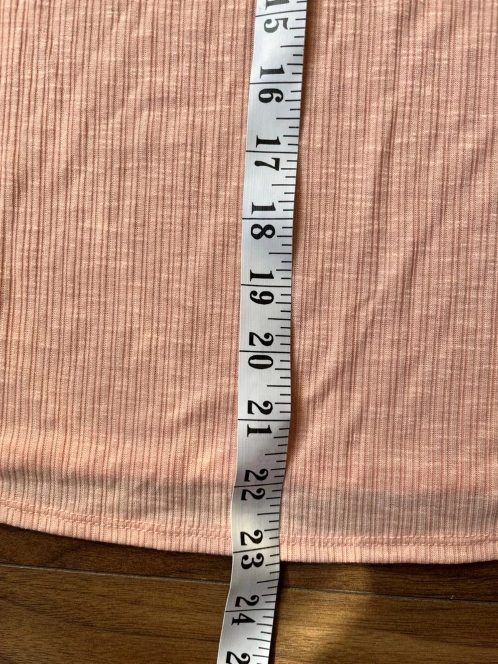 Old Navy Lightweight Ribbed Tank Top - Light Peach XS Summer Sleeveless - Picture 5 of 6